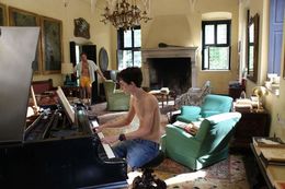 Úr Call Me by Your Name. Húsið er nú komið á sölu.