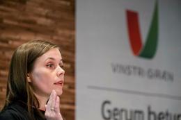 Katrín Jakobsdóttir, leader of the Left Green Movement in Iceland.