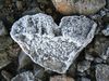 A heart found in December 2010 at Kleifarvatn, South Iceland.