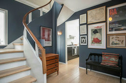 The hallway is particularly elegant.