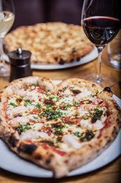 This heart shaped lobster pizza at Essensia in Hverfisgata is a popular Valentines day treat.