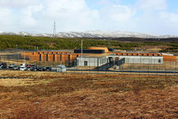 The prison at Hólmsheiði where the man was found dead in his cell yesterday morning.