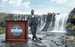 Bar owner, dance instructor and photographer George Leite, in an ad for Promote Iceland.
