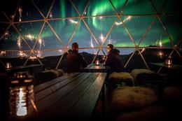 From Aurora Basecamp last weekend, when the northern lights made an appearance.