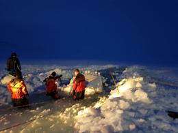 From last night's rescue operation.