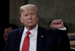 Donald Trump Bandaríkjaforseti.