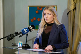 Áslaug Arna Sigurbjörnsdóttir, dómsmálaráğherra.
