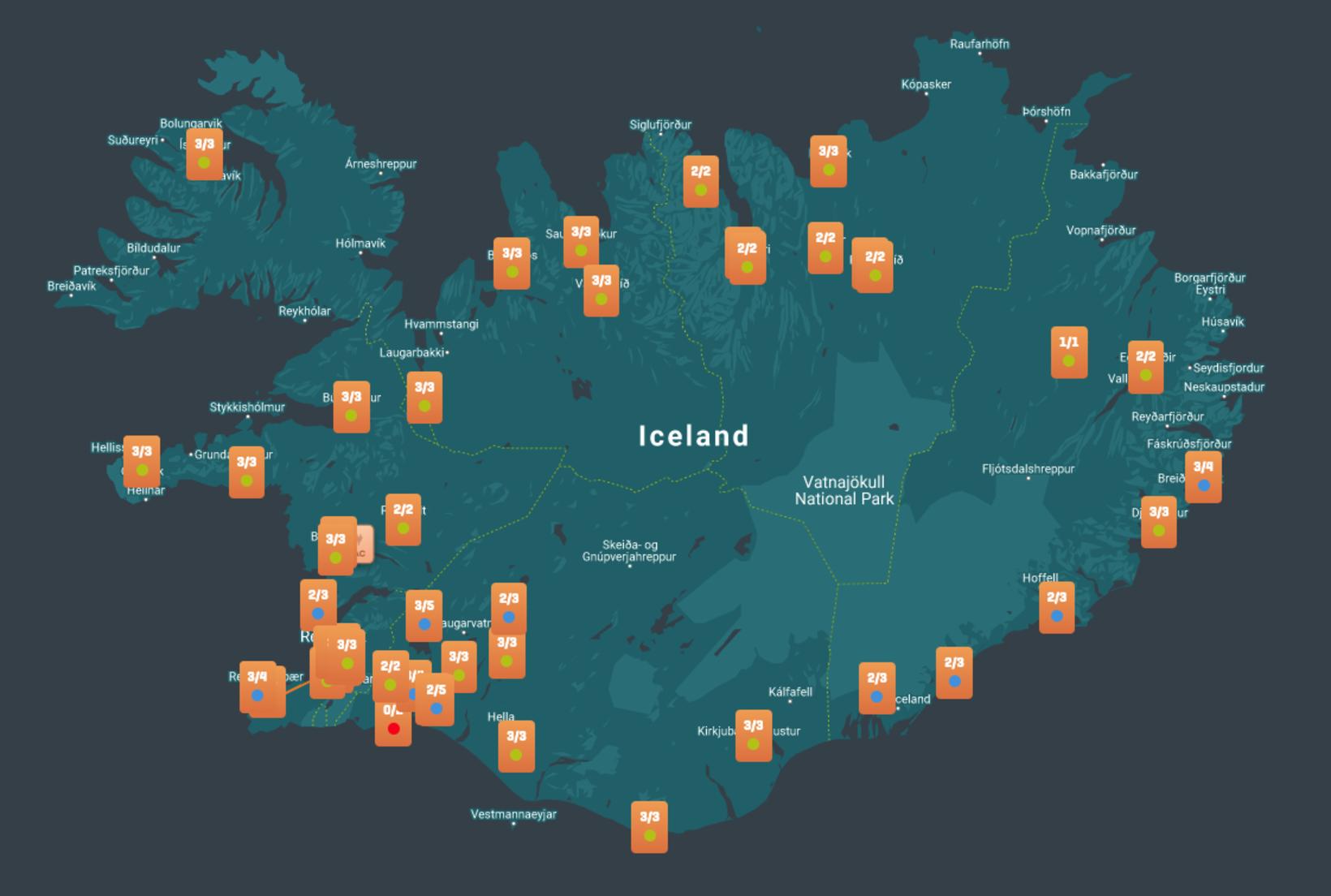 While the cost of electricity varies depending on where you live, there are some average costs. EV Charging Stations to be 44 by Yearâ€™s End - Iceland Monitor