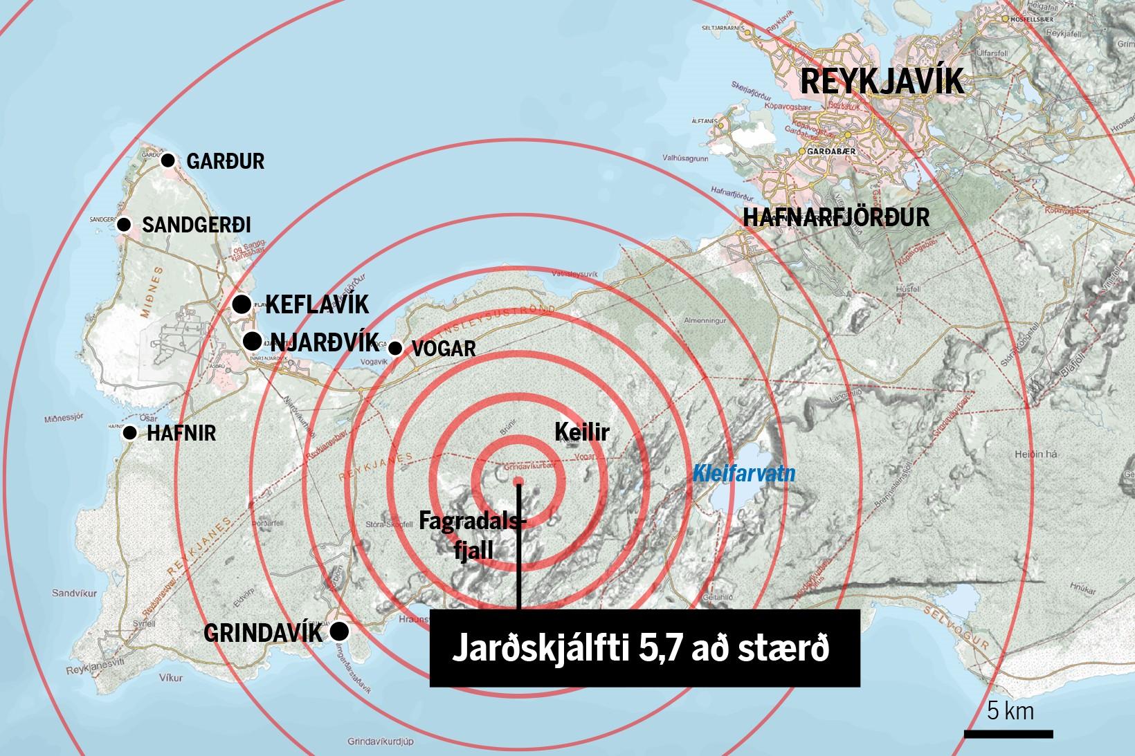 Series of Earthquakes Hits Southwest Iceland Iceland Monitor