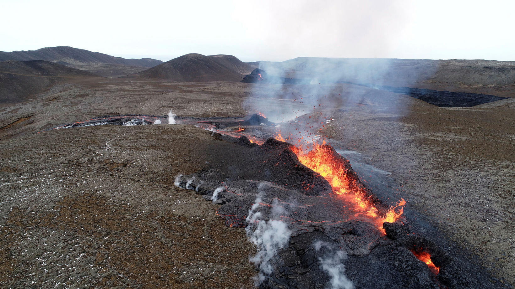 Fifth Fissure On Fire In Fagradalsfjall - Iceland Monitor