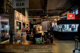 Mathöll Höfði is very popular because of the variety of food you can get there.