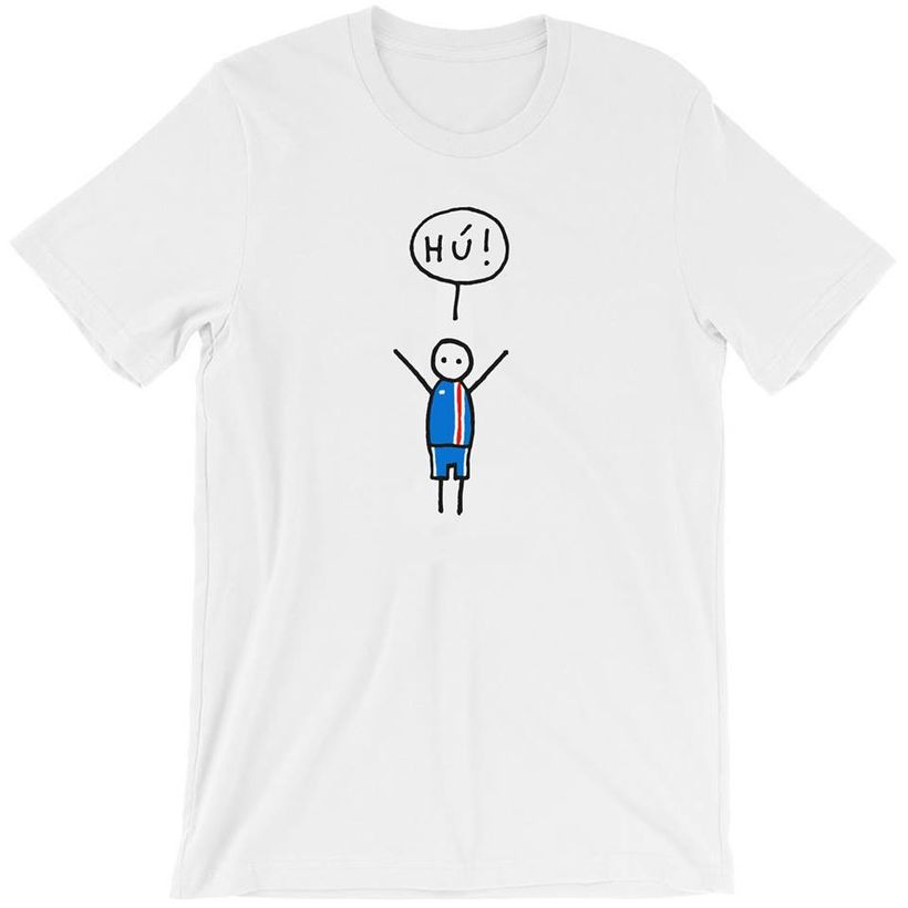 Icelandic cartoonist allowed to print the Icelandic "HÚ!" on T-shirts Iceland