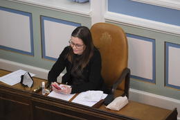 PM Katrín Jakobsdóttir, in Alþingi.