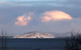A view over Þingvallavatn lake.