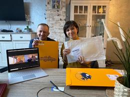 Dr. Ihor Vitenko and Anastasiya Shyshlova.