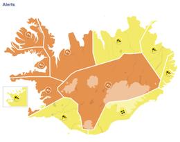 Today's weather alerts.