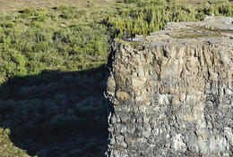 The platform in Ásbyrgi will look like this.