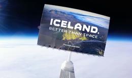Here is the billboard that was sent to space.