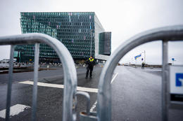 Harpa Concerthall where the European Council Summit is held for the 4th time since the Council was founded in 1949.