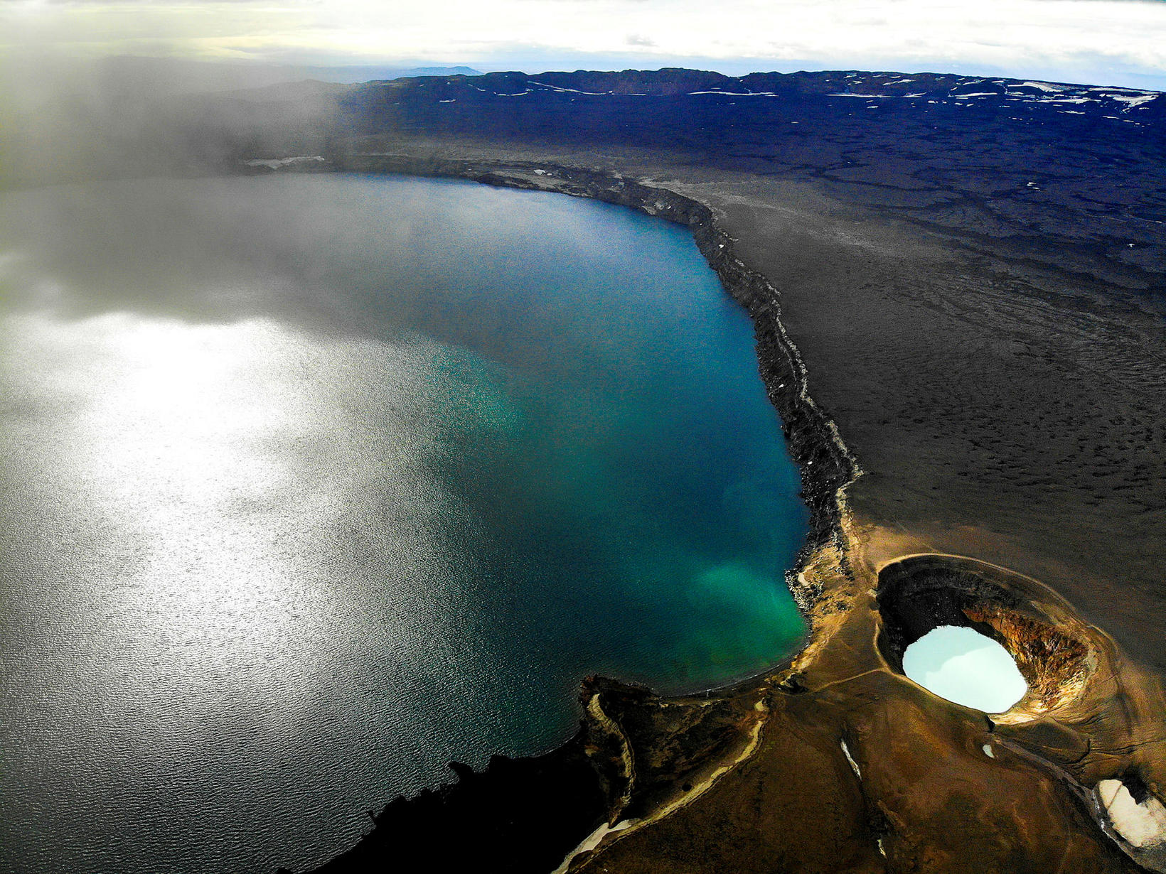 Land continues to rise in Askja lake - Iceland Monitor