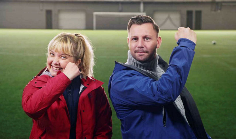 Anna Svava og Steindi Jr.