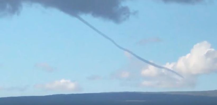Tornado appears in South Iceland - Iceland Monitor
