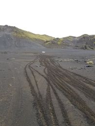The tracks are obvious.