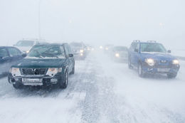 Roads could become difficult to pass as strong winds and snowfall are expected.
