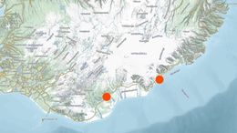 The route no.1 would close between these two red points on the map.