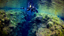 Silfra is a popular tourist attraction.