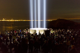 The Imagine Peace Tower.