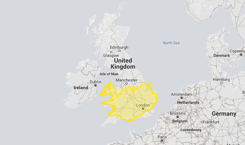 How Big Is Iceland Iceland Monitor