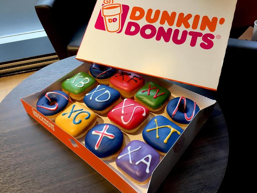 Iceland Elections Dunkin' Donuts make election doughnuts! Iceland