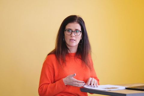 Minister of Justice Þórdís Kolbrún Reykfjörð Gylfadóttir.