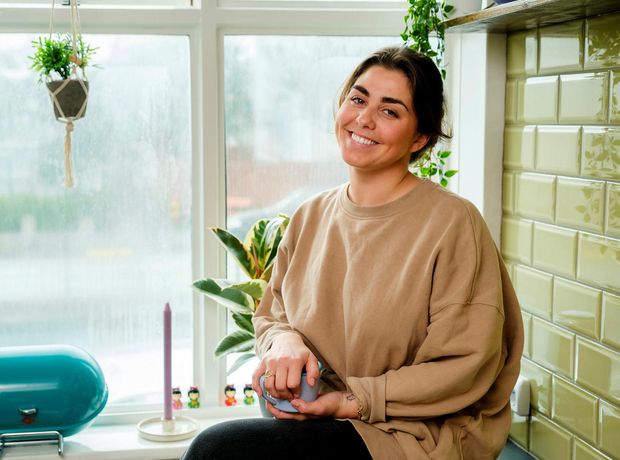 Valgerður keypti sína fyrstu íbúð á árinu og hefur verið að gera hana að sinni …