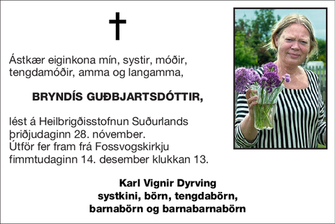 Bryndís Guðbjartsdóttir,