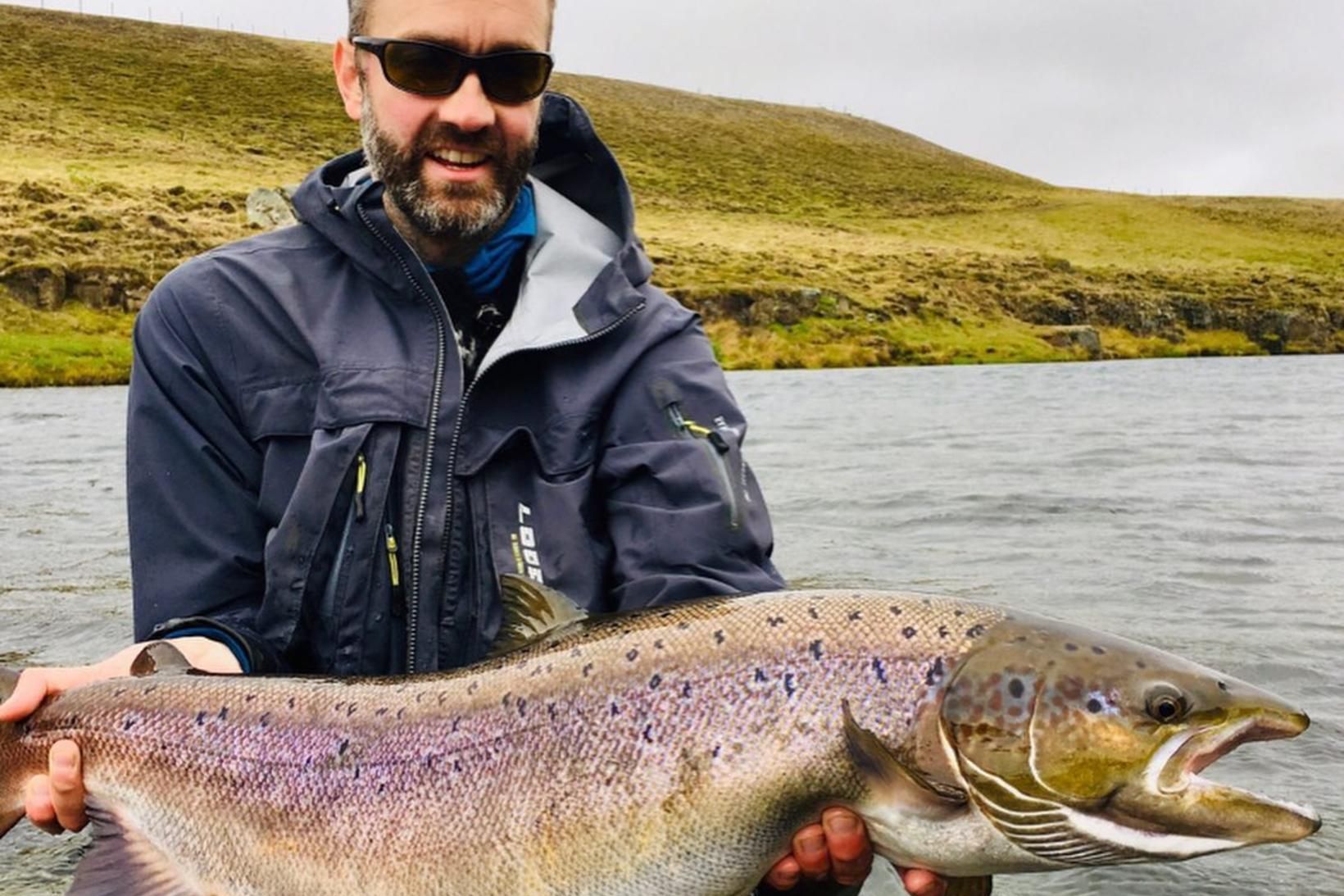 Fyrstu kynnin í Gullhyl í Húseyjarkvísl síðla sumars 2019. Tvær …