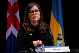 Katrín Jakobsdóttir forsætisráðherra talar frönsku listilega.