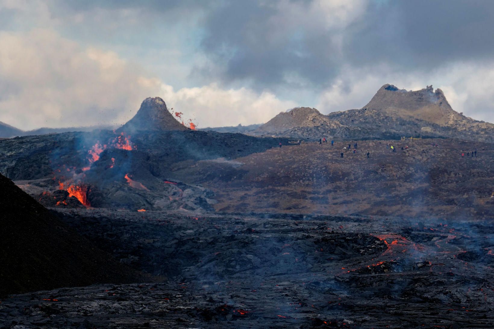 Ekki stendur til að ríkið kaupi landið í Geldingadölum þar …