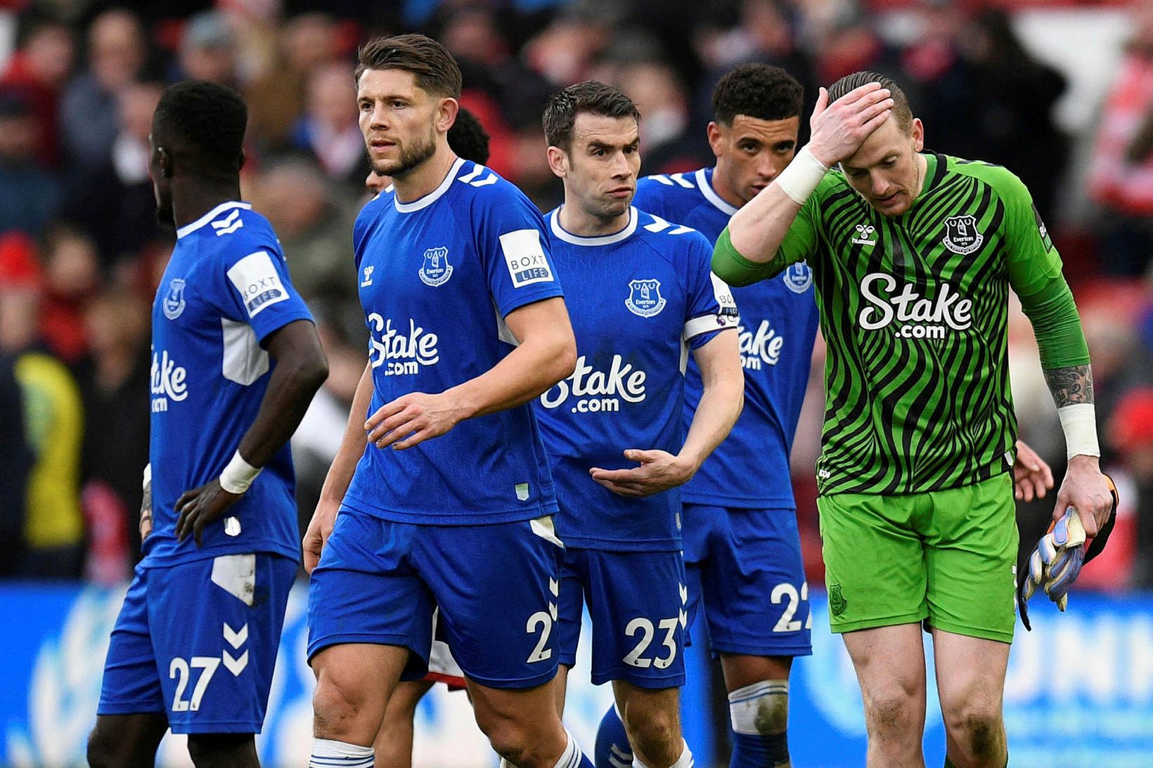 Framtíð Everton gæti verið í hættu.