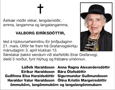 Valborg Eiríksdóttir,
