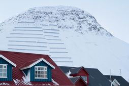 Ofanflóðavarnir á Ísafirði.