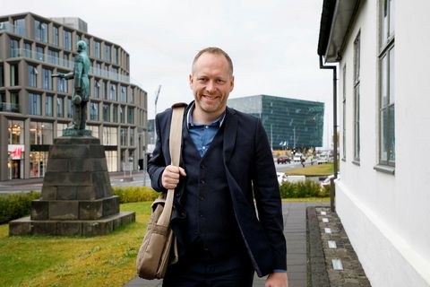Minister for the Environment and Natural Resources Guðmundur Ingi Guðbrandsson.