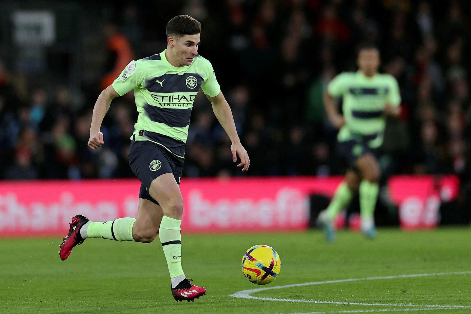 Julián Álvarez hefur skorað 10 mörk fyrir Manchester City í …