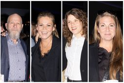 Pálmi Gestsson, Tinna Hrafnsdóttir, Þuríður Blær og Þórunn Lárusdóttir voru í góðum gír.