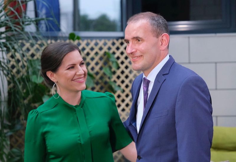First Lady Eliza Reid and President Guðni Th. Jóhannesson.
