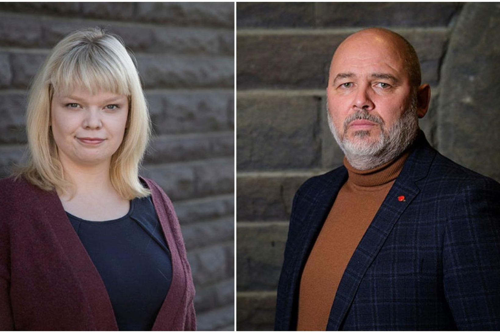 Þórhildur Sunna Ævarsdóttir og Logi Einarsson.
