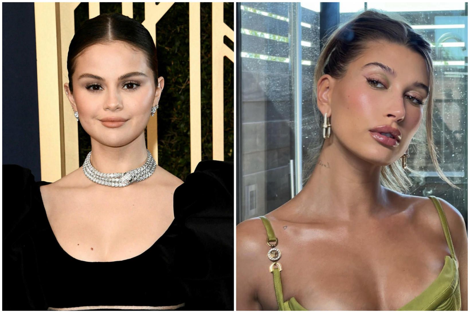Selena Gomez og Hailey Bieber hafa verið á allra vörum …