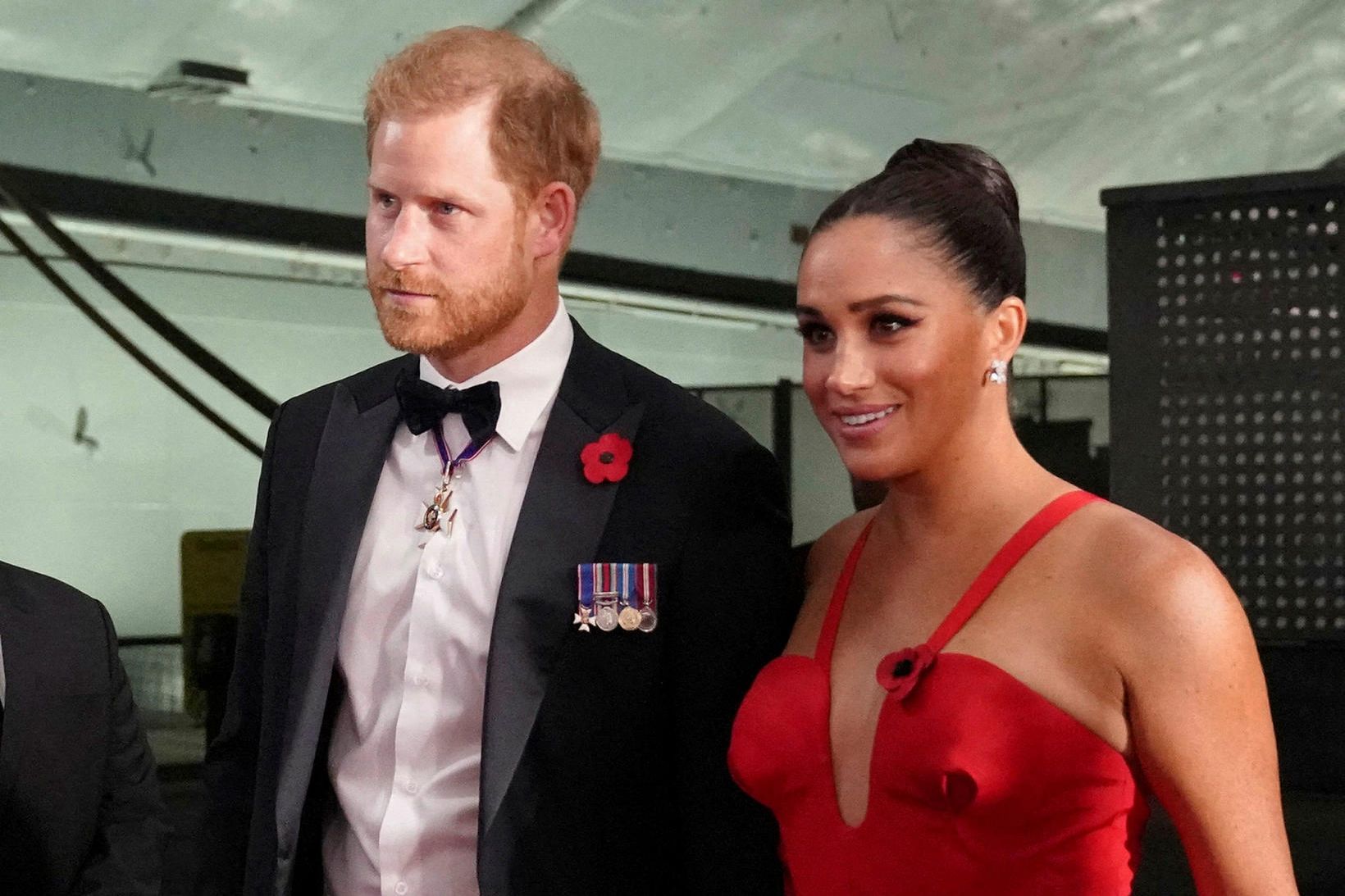 Harry og eiginkona hans Meghan í nóvember síðastliðnum.