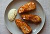 Steiktur fiskur með aioli dressingu